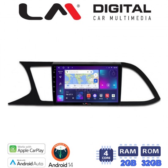 LM Digital - LM ZN4306 GPS Οθόνη OEM Multimedia Αυτοκινήτου για SEAT LEON 2012> (CarPlay/AndroidAuto/BT/GPS/WIFI/GPRS)