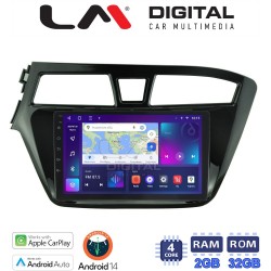 LM Digital - LM ZN4517 GPS Οθόνη OEM Multimedia Αυτοκινήτου για Hyundai i20 2015> (CarPlay/AndroidAuto/BT/GPS/WIFI/GPRS)