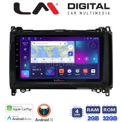 LM Digital - LM ZN4668 GPS Οθόνη OEM Multimedia Αυτοκινήτου για MERCEDES A(W169),B(W245) - SPRINTER - VITO (CarPlay/AndroidAuto/BT/GPS/WIFI/GPRS)