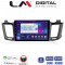 LM Digital - LM ZN4947 GPS Οθόνη OEM Multimedia Αυτοκινήτου για TOYOTA RAV 4 2013 > 2020 (CarPlay/AndroidAuto/BT/GPS/WIFI/GPRS)