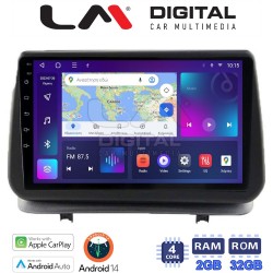 LM Digital - LM ZN4319 GPS Οθόνη OEM Multimedia Αυτοκινήτου για Renault Clio III 2005 > 2011 (CarPlay/AndroidAuto/BT/GPS/WIFI/GPRS)