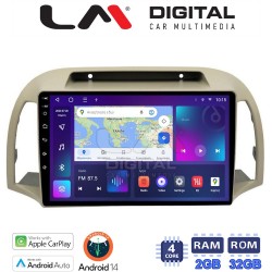 LM Digital - LM ZN4300 GPS Οθόνη OEM Multimedia Αυτοκινήτου για NISSAN MICRA 2002>2007 (CarPlay/AndroidAuto/BT/GPS/WIFI/GPRS)