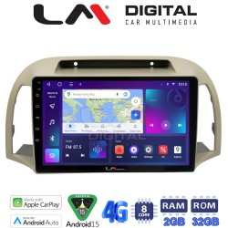 LM Digital - LM ZR8300 GPS Οθόνη OEM Multimedia Αυτοκινήτου για NISSAN MICRA 2002>2007 (CarPlay/AndroidAuto/BT/GPS/WIFI/GPRS)