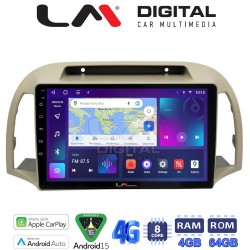 LM Digital - LM ZC8300 GPS Οθόνη OEM Multimedia Αυτοκινήτου για NISSAN MICRA 2002>2007 (CarPlay/AndroidAuto/BT/GPS/WIFI/GPRS)