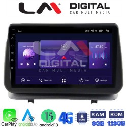 LM Digital - LM ZT8319 GPS Οθόνη OEM Multimedia Αυτοκινήτου για Renault Clio III 2005 > 2011 (CarPlay/AndroidAuto/BT/GPS/WIFI/GPRS)