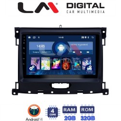 LM Digital - LM ZL4575 GPS Οθόνη OEM Multimedia Αυτοκινήτου για Ford Ranger 2019 > (BT/GPS/WIFI/GPRS)