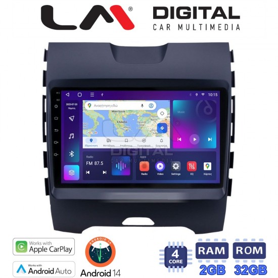 LM Digital - LM ZN4248 GPS Οθόνη OEM Multimedia Αυτοκινήτου για Ford Edge 2016 > (CarPlay/AndroidAuto/BT/GPS/WIFI/GPRS)