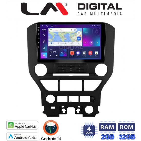 LM Digital - LM ZN4240 GPS Οθόνη OEM Multimedia Αυτοκινήτου για FORD MASTUNG > 2015 (CarPlay/AndroidAuto/BT/GPS/WIFI/GPRS)