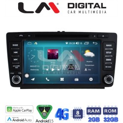 LM Digital - LM R8005 GPS Οθόνη OEM Multimedia Αυτοκινήτου για SKODA OCTAVIA 5 (CarPlay/AndroidAuto/BT/GPS/WIFI/GPRS)