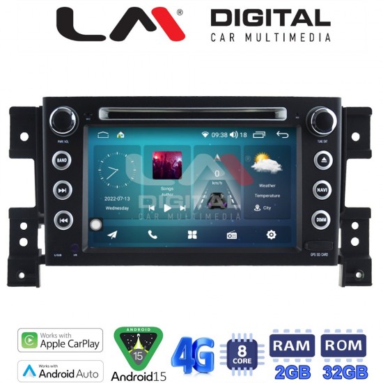 LM Digital - LM R8053 GPS Οθόνη OEM Multimedia Αυτοκινήτου για SUZUKI GRAN VITARA 2005 > 2015 (CarPlay/AndroidAuto/BT/GPS/WIFI/GPRS)