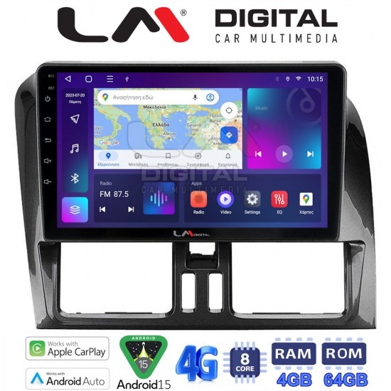 LM Digital - LM ZC8390 GPS Οθόνη OEM Multimedia Αυτοκινήτου για VOLVO XC60 2009-2017 (CarPlay/AndroidAuto/BT/GPS/WIFI/GPRS)