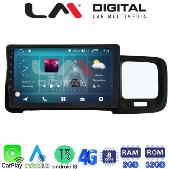 LM Digital - LM ZR8392 GPS Οθόνη OEM Multimedia Αυτοκινήτου για Volvo S60 2010 > 2018 (CarPlay/AndroidAuto/BT/GPS/WIFI/GPRS)