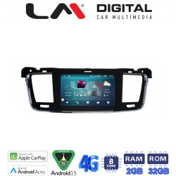 LM Digital - LM R8509 GPS Οθόνη OEM Multimedia Αυτοκινήτου για PEUGEOT 508 2010 > 2015 (CarPlay/AndroidAuto/BT/GPS/WIFI/GPRS)