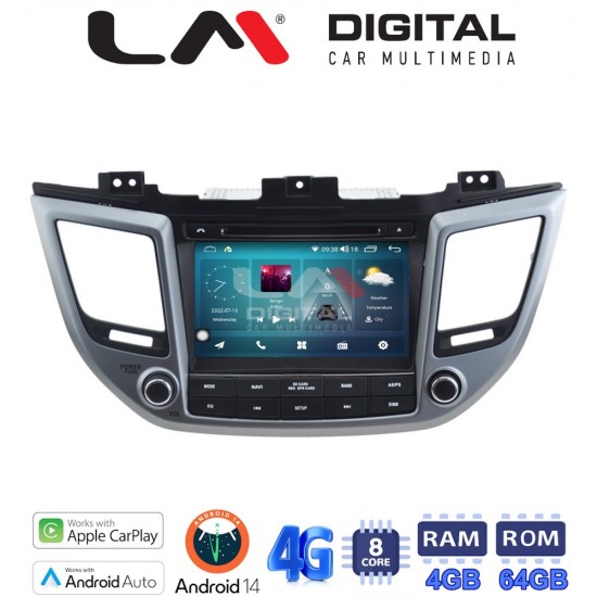 LM Digital - LM C8361 GPS Οθόνη OEM Multimedia Αυτοκινήτου για HYUNDAI Tucson 2015-2016 (CarPlay/AndroidAuto/BT/GPS/WIFI/GPRS)