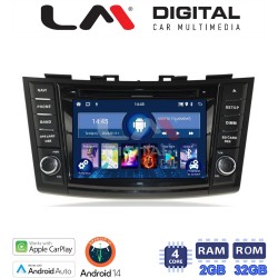 LM Digital - LM N4179 GPS Οθόνη OEM Multimedia Αυτοκινήτου για SUZUKI SWIFT 2012-2016 (CarPlay/AndroidAuto/BT/GPS/WIFI)