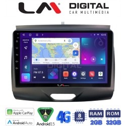 LM Digital - LM ZR8576A GPS Οθόνη OEM Multimedia Αυτοκινήτου για Ford Ranger 2015 > 2020 (CarPlay/AndroidAuto/BT/GPS/WIFI/GPRS)