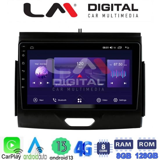 LM Digital - LM ZT8576B GPS Οθόνη OEM Multimedia Αυτοκινήτου για FORD RANGER 2015>2020 (CarPlay/AndroidAuto/BT/GPS/WIFI/GPRS)