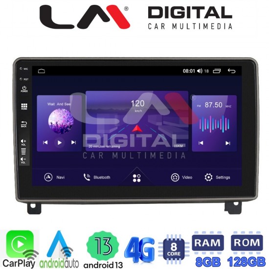 LM Digital - LM ZT8404 GPS Οθόνη OEM Multimedia Αυτοκινήτου για PEUGEOT 407 2004 > 2011 (CarPlay/AndroidAuto/BT/GPS/WIFI/GPRS)