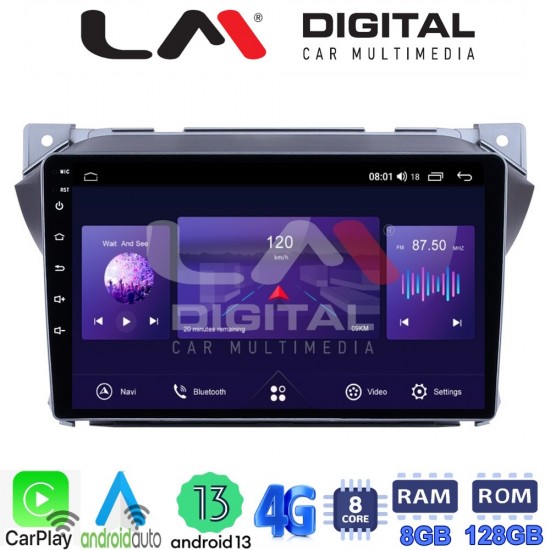 LM Digital - LM ZT8449 GPS Οθόνη OEM Multimedia Αυτοκινήτου για Suzuki Alto 2009>2016 (CarPlay/AndroidAuto/BT/GPS/WIFI/GPRS)