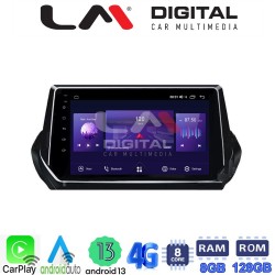 LM Digital - LM ZT8375 GPS Οθόνη OEM Multimedia Αυτοκινήτου για PEUGEOT 208-2008 2012> (CarPlay/AndroidAuto/BT/GPS/WIFI/GPRS)