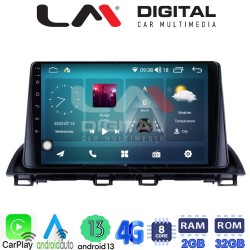 LM Digital - LM ZR8461 GPS Οθόνη OEM Multimedia Αυτοκινήτου για Mazda 3 2014 > (CarPlay/AndroidAuto/BT/GPS/WIFI/GPRS)