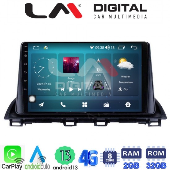 LM Digital - LM ZR8461 GPS Οθόνη OEM Multimedia Αυτοκινήτου για Mazda 3 2014 > (CarPlay/AndroidAuto/BT/GPS/WIFI/GPRS)