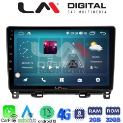 LM Digital - LM ZR8761 GPS Οθόνη OEM Multimedia Αυτοκινήτου για Honda Jazz 2019 (CarPlay/AndroidAuto/BT/GPS/WIFI/GPRS)