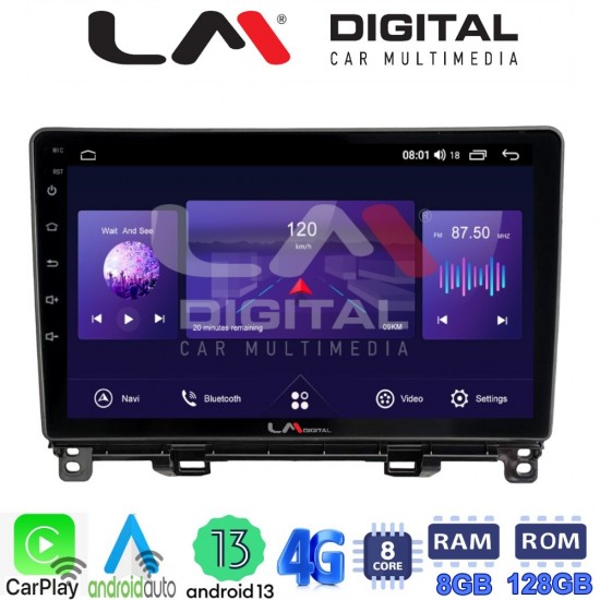 LM Digital - LM ZT8761 GPS Οθόνη OEM Multimedia Αυτοκινήτου για Honda Jazz 2019 (CarPlay/AndroidAuto/BT/GPS/WIFI/GPRS)