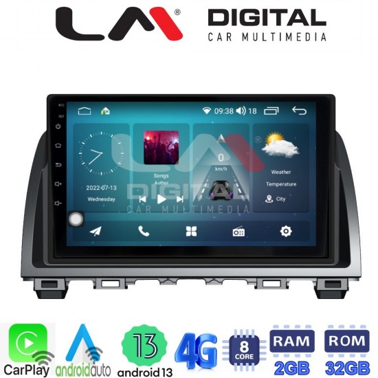LM Digital - LM ZR8212 GPS Οθόνη OEM Multimedia Αυτοκινήτου για Mazda 6 2013 > 2017 (CarPlay/AndroidAuto/BT/GPS/WIFI/GPRS)