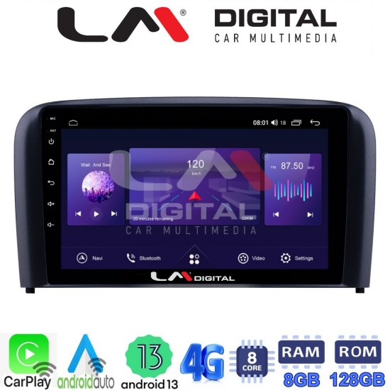 LM Digital - LM ZT8393 GPS Οθόνη OEM Multimedia Αυτοκινήτου για Volvo S80 2004 > 2006 (CarPlay/AndroidAuto/BT/GPS/WIFI/GPRS)