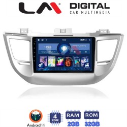 LM Digital - LM ZL4361 GPS Οθόνη OEM Multimedia Αυτοκινήτου για Hyundai Tucson 2015 < 2019 (BT/GPS/WIFI)