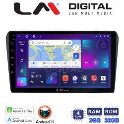 LM Digital - LM ZN4025B GPS Οθόνη OEM Multimedia Αυτοκινήτου για 0 (CarPlay/AndroidAuto/BT/GPS/WIFI/GPRS)