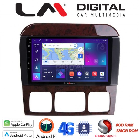 LM Digital - LM ZT8220C GPS Οθόνη OEM Multimedia Αυτοκινήτου για MERCEDES S W220 1998 > 2005 (CarPlay/AndroidAuto/BT/GPS/WIFI/GPRS)