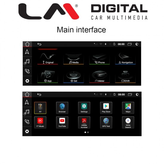 LM Digital - LM G291M10 Οθόνη OEM Multimedia Αυτοκινήτου για AUDI Q2 2018 >2020 (CarPlay/AndroidAuto/BT/GPS/WIFI/GPRS)