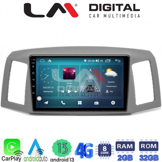 LM Digital - LM ZR8307 GPS Οθόνη OEM Multimedia Αυτοκινήτου για Jeep Grand Cherokee 2004 > 2011 (CarPlay/AndroidAuto/BT/GPS/WIFI/GPRS)