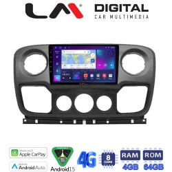 LM Digital - LM ZC8503 GPS Οθόνη OEM Multimedia Αυτοκινήτου για NISSAN NV400 2011 > 2020 OPEL Movano 2011> 2020 RENAULT Master III 2010 > 2019 (CarPlay/AndroidAuto/BT/GPS/WIFI/GPRS)