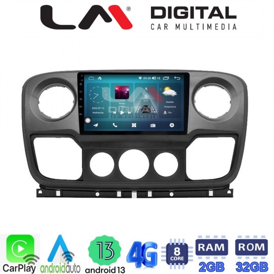 LM Digital - LM ZR8503 GPS Οθόνη OEM Multimedia Αυτοκινήτου για NISSAN NV400 2011 > 2020 OPEL Movano 2011> 2020 RENAULT Master III 2010 > 2019 (CarPlay/AndroidAuto/BT/GPS/WIFI/GPRS)