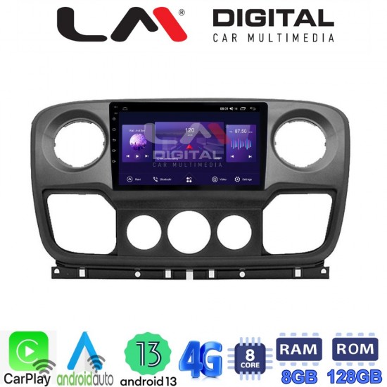 LM Digital - LM ZT8503 GPS Οθόνη OEM Multimedia Αυτοκινήτου για NISSAN NV400 2011 > 2020 OPEL Movano 2011> 2020 RENAULT Master III 2010 > 2019 (CarPlay/AndroidAuto/BT/GPS/WIFI/GPRS)