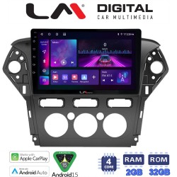 LM Digital - LM ZA4368 GPS Οθόνη OEM Multimedia Αυτοκινήτου για FORD MONDEO 2010 > 2013 (CarPlay/AndroidAuto/BT/GPS/WIFI/GPRS)