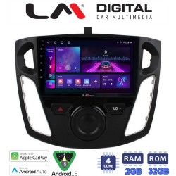 LM Digital - LM ZA4150 GPS Οθόνη OEM Multimedia Αυτοκινήτου για FORD FOCUS 2015>2018 (CarPlay/AndroidAuto/BT/GPS/WIFI/GPRS)