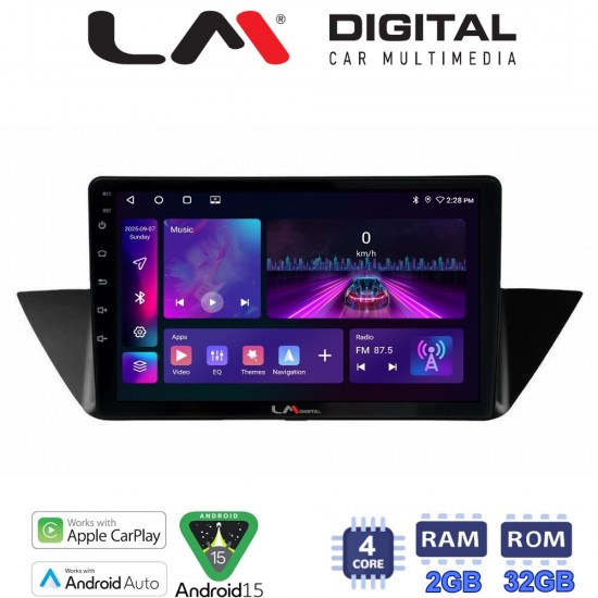 LM Digital - LM ZA4219 GPS Οθόνη OEM Multimedia Αυτοκινήτου για BMW X1 (E84) 2009>2014 (CarPlay/AndroidAuto/BT/GPS/WIFI/GPRS)