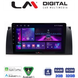 LM Digital - LM ZA4395 GPS Οθόνη OEM Multimedia Αυτοκινήτου για BMW S5-S7-X5 (E38-E39-E59) 1998 2003 (CarPlay/AndroidAuto/BT/GPS/WIFI/GPRS)