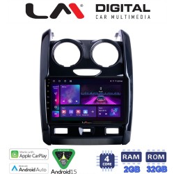 LM Digital - LM ZA4158 GPS Οθόνη OEM Multimedia Αυτοκινήτου για DACIA DUSTER 2013>2019 (CarPlay/AndroidAuto/BT/GPS/WIFI/GPRS)