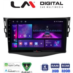 LM Digital - LM ZA4018 GPS Οθόνη OEM Multimedia Αυτοκινήτου για TOYOTA RAV4 2006 > 2012 (CarPlay/AndroidAuto/BT/GPS/WIFI/GPRS)