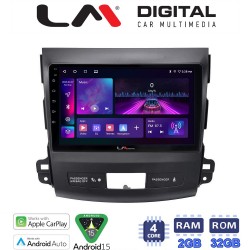 LM Digital - LM ZA4056 GPS Οθόνη OEM Multimedia Αυτοκινήτου για OUTLANDER, C CROSSER,4007 2006>2012 (CarPlay/AndroidAuto/BT/GPS/WIFI/GPRS)