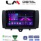 LM Digital - LM ZA4587 GPS Οθόνη OEM Multimedia Αυτοκινήτου για SMART ForTwo 2011> 2015 (CarPlay/AndroidAuto/BT/GPS/WIFI/GPRS)