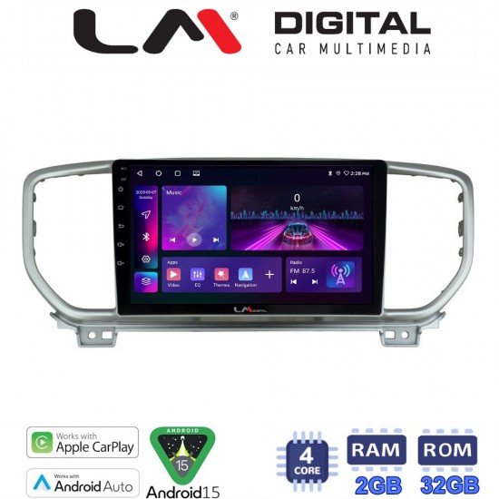 LM Digital - LM ZA4938 GPS Οθόνη OEM Multimedia Αυτοκινήτου για KIA SPORTAGE 2019> (CarPlay/AndroidAuto/BT/GPS/WIFI/GPRS)