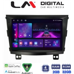 LM Digital - LM ZA4433 GPS Οθόνη OEM Multimedia Αυτοκινήτου για SsangYong Tivoli - XVL 2015 > 2019 (CarPlay/AndroidAuto/BT/GPS/WIFI/GPRS)