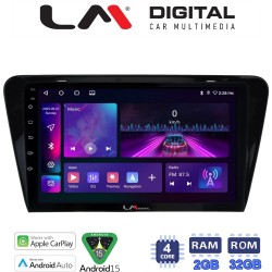 LM Digital - LM ZA4279 GPS Οθόνη OEM Multimedia Αυτοκινήτου για SKODA OCTAVIA 7 2013> 2020 (CarPlay/AndroidAuto/BT/GPS/WIFI/GPRS)