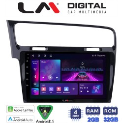 LM Digital - LM ZA4591B GPS Οθόνη OEM Multimedia Αυτοκινήτου για 0 (CarPlay/AndroidAuto/BT/GPS/WIFI/GPRS)